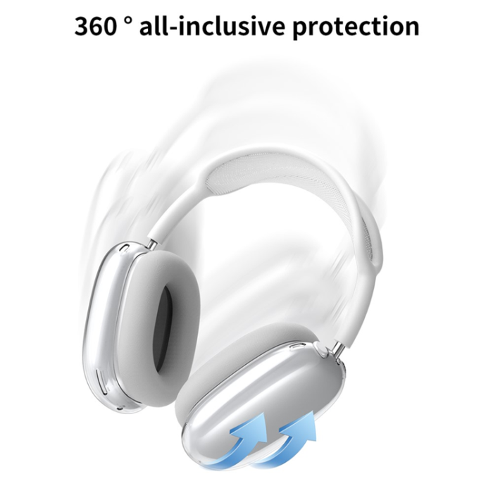 AHASTYLE - AHASTYLE AirPods Max Hörlursskal TPU PT-LC07 - Transparent