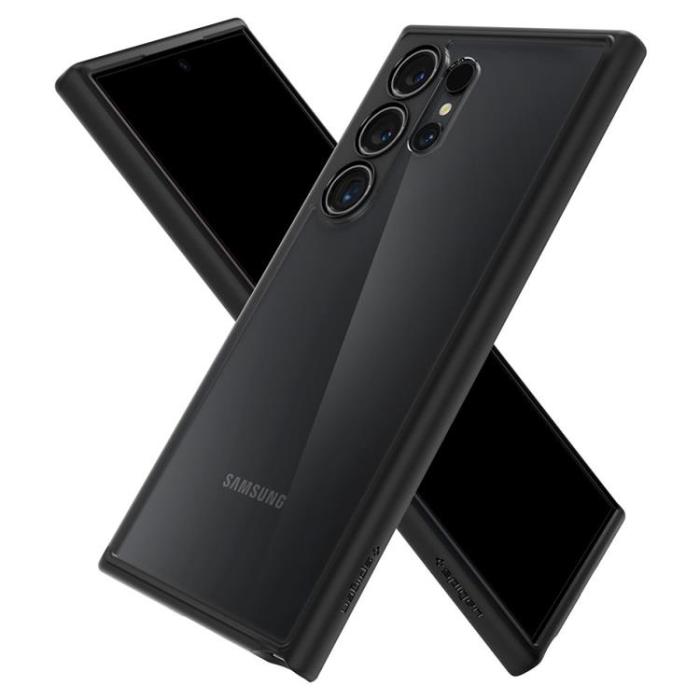 Spigen - Spigen Galaxy S24 Ultra Mobilskal Ultra Hybrid - Matte Svart
