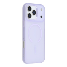 A-One Brand - iPhone 17 Pro Max Mobilskal MagSafe med Glitter Lins Frame - Lila