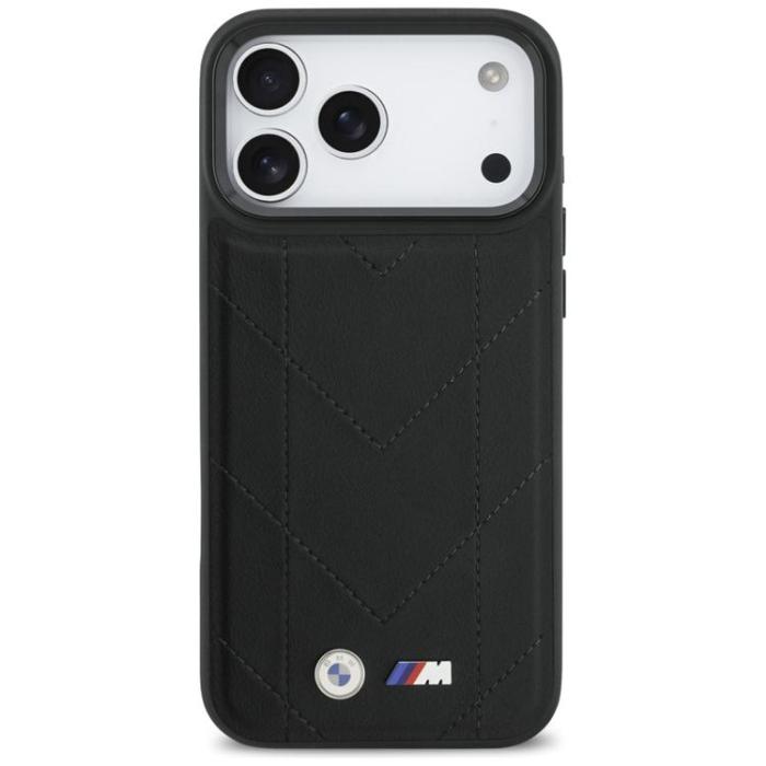 BMW - BMW iPhone 17 Pro Max Mobilskal MagSafe M Quilted Logo