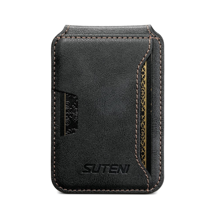 SUTENI - SUTENI iPhone 17 Air Mobilskal MagSafe Cowhide M3 - Svart