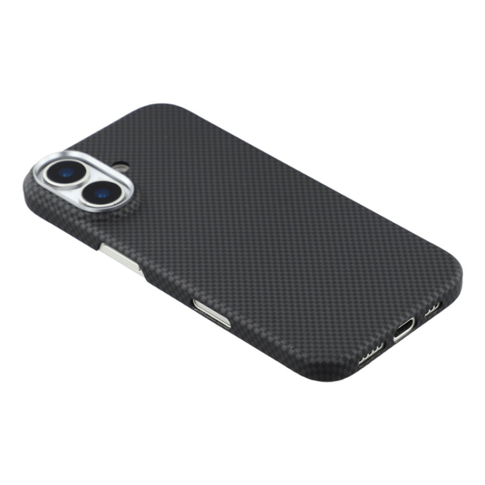 A-One Brand - iPhone 17 Mobilskal MagSafe Carbon Fiber - Svart