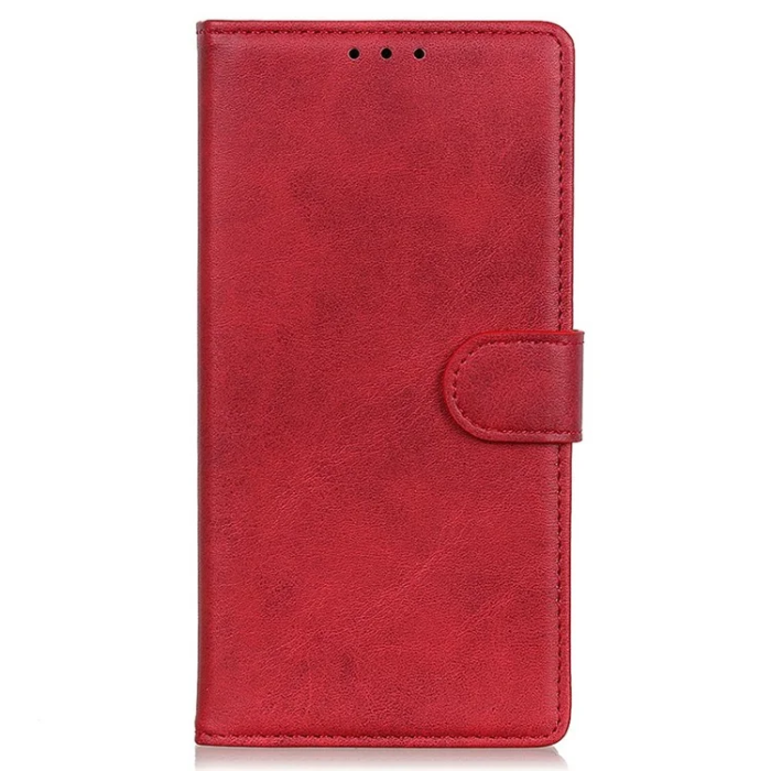 A-One Brand - Sony Xperia 1 VII Plånboksfodral Cowhide Läder - Röd