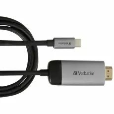Verbatim - Verbatim USB-C till HDMI 4K 1.5m Kabel - Gr&aring;