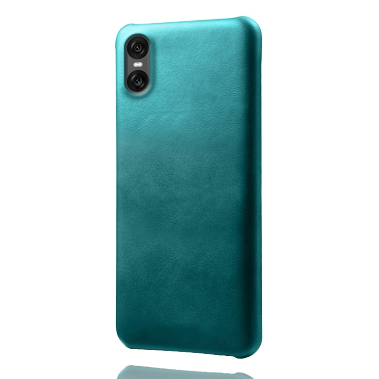 Sony Xperia 10 VII Mobilskal Calfskin Texture PU-Läder - Grön | 2353 | AlltMobil