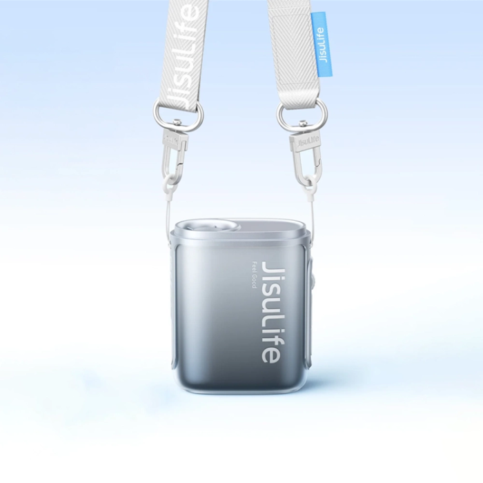Jisulife - Jisulife Mini Halsfläkt 4500 mAh med Lanyard Fan 5 - Svart