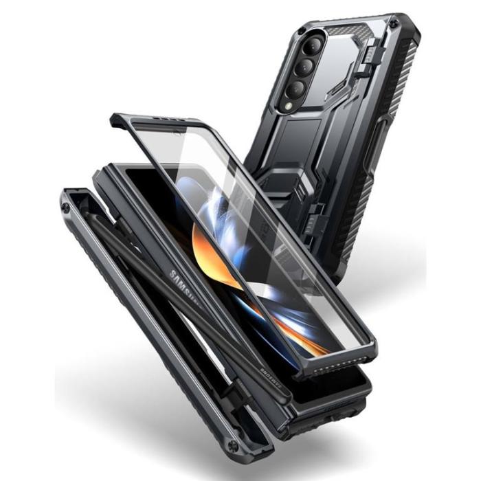 UTGATT1 - SupCase Galaxy Z Fold 4 Skal Armorbox - Svart