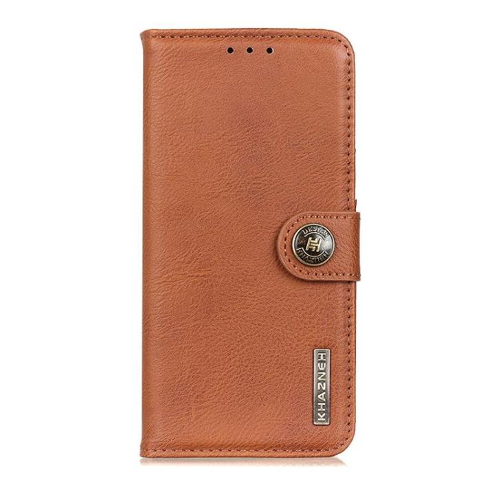 KHAZNEH - KHAZNEH Magnetic Plånboksfodral Galaxy A33 5G - Brun