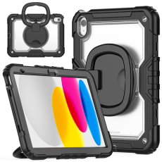 A-One Brand - iPad (2025) / 10.9" (2022) Skal med Axelrem - Svart