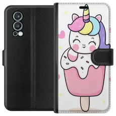 Gustaf - Pl&aring;nboksfodral till OnePlus Nord 2 5G med Glad enh&ouml;rning