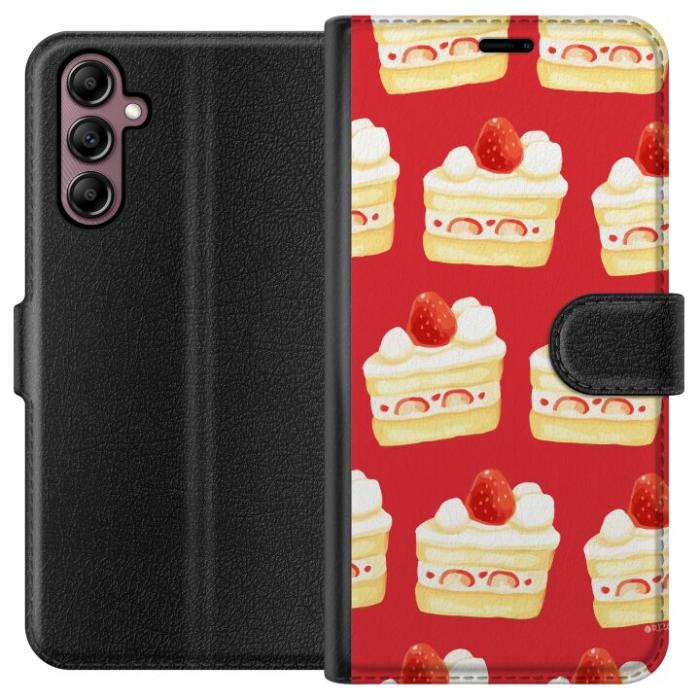 iSecrets - Plånboksfodral till Samsung Galaxy A14 5G med Tårta