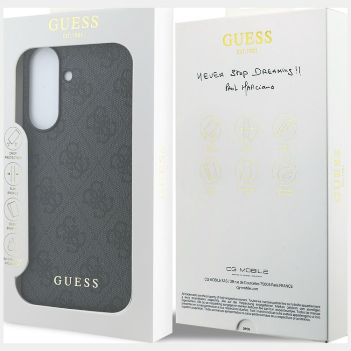 Guess - Guess Mobilskal För Galaxy A37 4G Charm - Svart