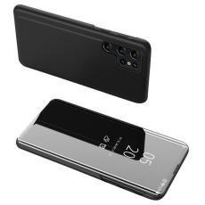 OEM - Galaxy S24 Ultra Fodral Clear View med Flap - Svart