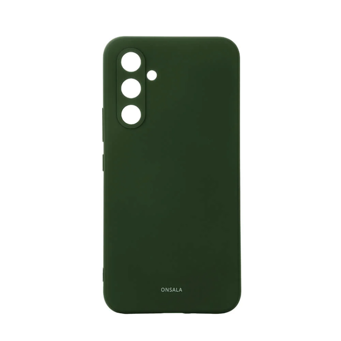 Onsala - Onsala Galaxy A55 5G Mobilskal Silikonkänsla - Olivgrön
