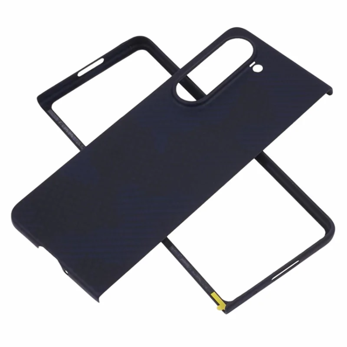 A-One Brand - Galaxy Z Fold 5 5G Mobilskal Aramid Fiber 1500D - Camouflage Blå