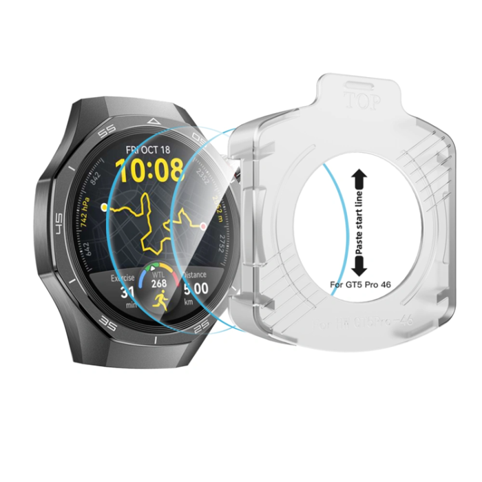 Tech-Protect - [2-Pack] Tech-Protect Huawei Watch GT 5 Pro (46mm) Härdat glas Skärmskydd