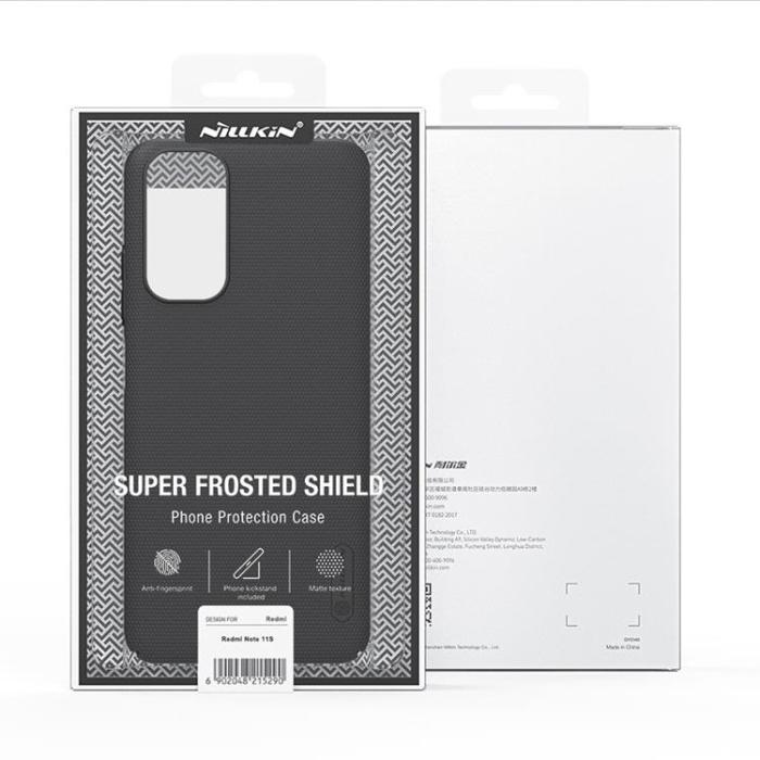 Nillkin - Nillkin Xiaomi Redmi Note 11/11S Skal Super Frosted Shield - Röd