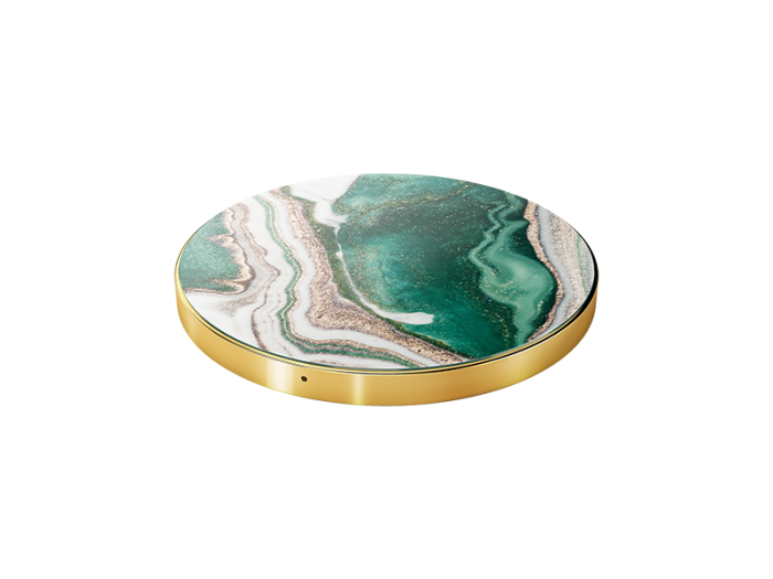 iDeal of Sweden - iDeal of Sweden Fashion Qi Charger Golden Jade Marble