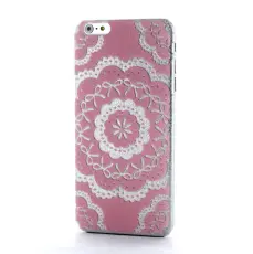 OEM - BaksideSkal till Apple iPhone 6(S) Plus - Floral Pink Bows