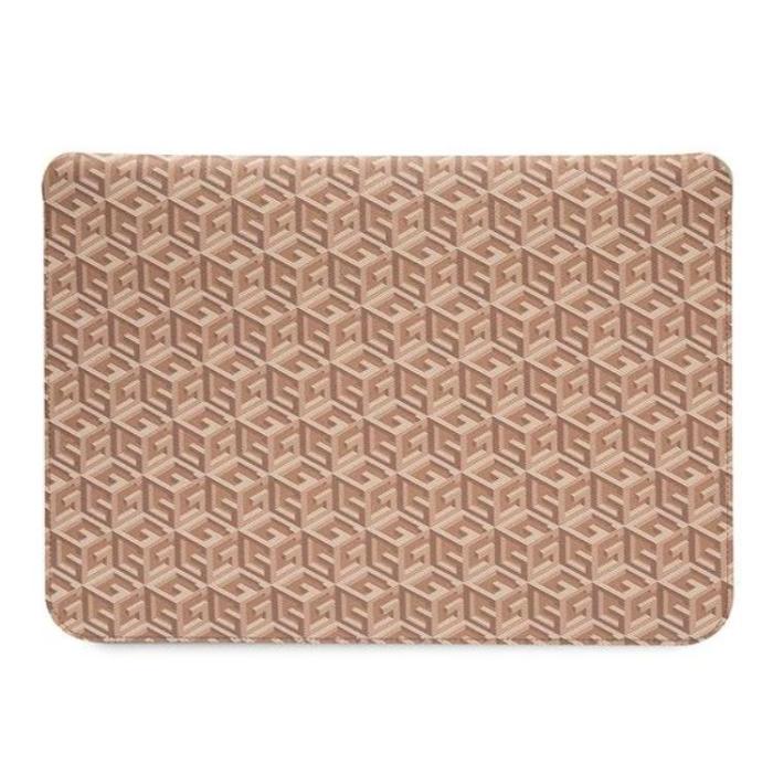 Guess - Guess Datorfodral 16'' GCube Stripes - Brun