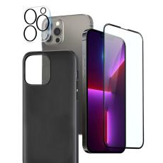 Boom of Sweden - [3-PACK] BOOM iPhone 14 Pro Max Skal Kameralinsskydd i Härdat glas Svart