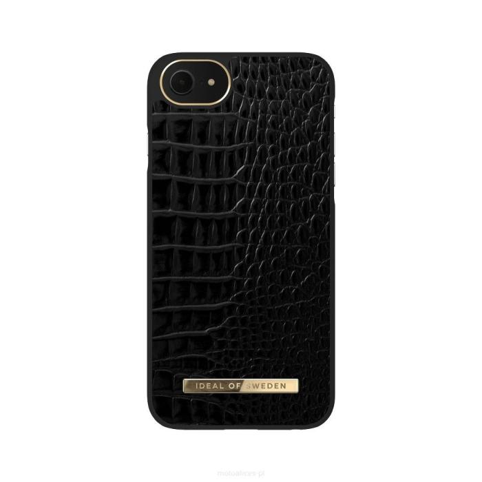 UTGATT5 - Ideal Atelier Skal iPhone 7/8/SE 2020 Neo - Noir Croco Svart
