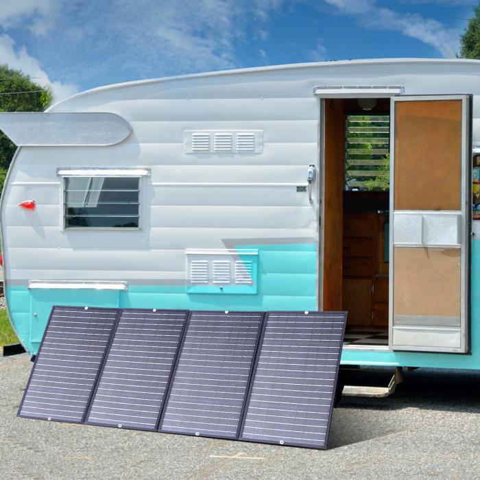 Choetech - Choetech Foldable Solladdare 160W - Svart