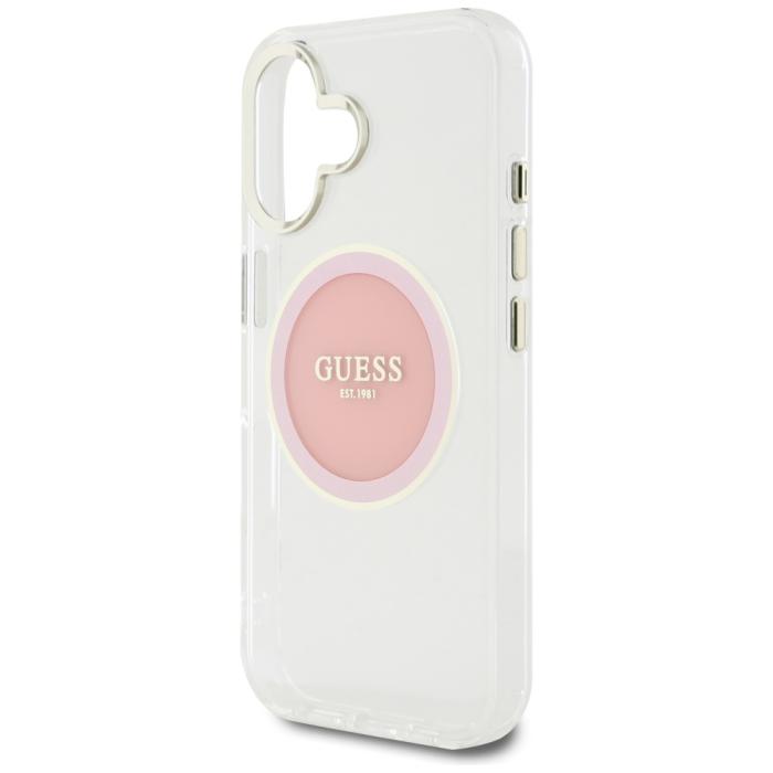 Guess - Guess Mobilskal till iPhone 16 MagSafe IML Colored Circle