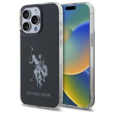 U.S. Polo Assn. - US Polo iPhone 15 Pro Max Mobilskal Shiny Big Logo - Svart