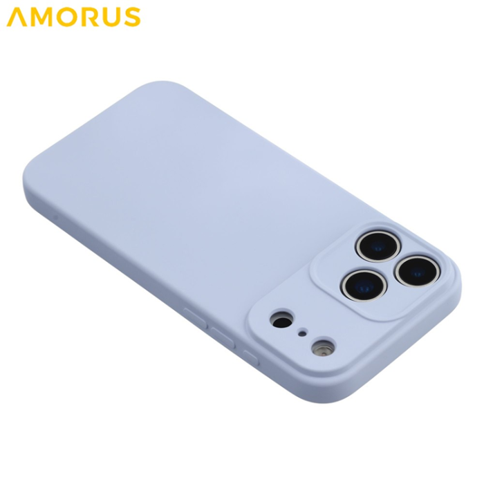 Amorus - AMORUS iPhone 17 Pro Max Mobilskal Precise Cutouts - Ljuslila
