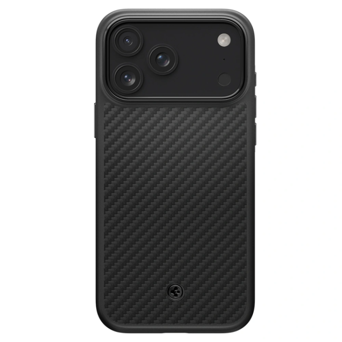 Spigen - Spigen iPhone 17 Pro Mobilskal Magsafe Enzo Aramid - Svart