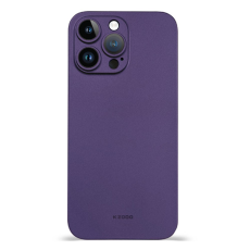 KZDOO - KZDOO iPhone 15 Pro Mobilskal Frosted Air Skin - Mörk Lila