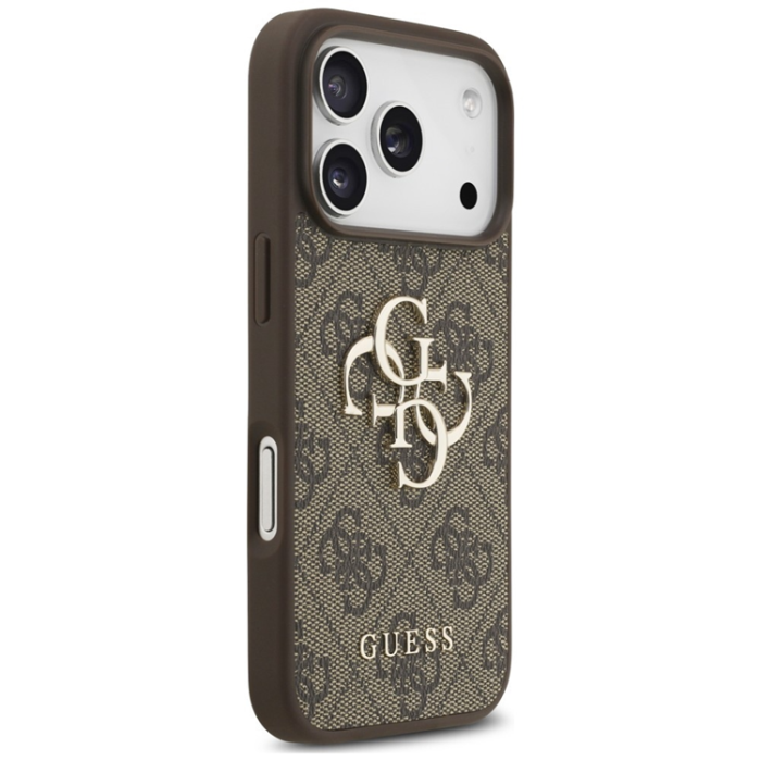 Guess - Guess Mobilskal för iPhone 18 Pro/17 Pro med Rem Classic Logo - Brun