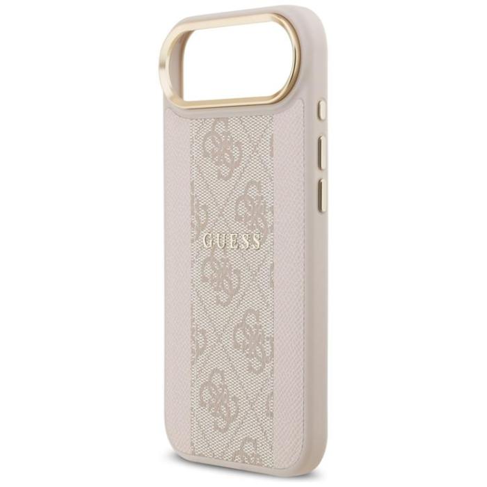 Guess - Guess iPhone Air Mobilskal MagSafe 4G Stripe - Rosa