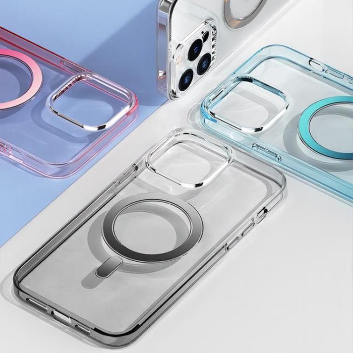 UTGATT - Kingxbar iPhone 13 Pro Skal Magsafe PQY Pure - Grå