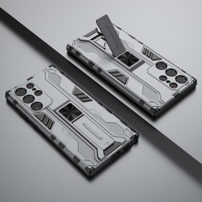 OEM - ShockProof Kickstand Skal Galaxy S22 Plus - Grå