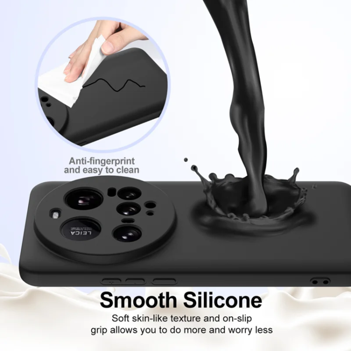 A-One Brand - Xiaomi 15 Ultra Mobilskal MagSafe Liquid Silikon - Svart
