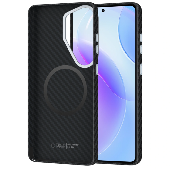 Tech-Protect - Tech-Protect Mobilskal För Galaxy S26 Ultra Magsafe Ion Carbon - Svart/Silver