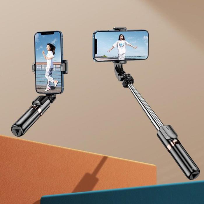 WIWU - WiWU Mini Selfie Stick Bluetooth Tripod Wi-SE011 - Svart