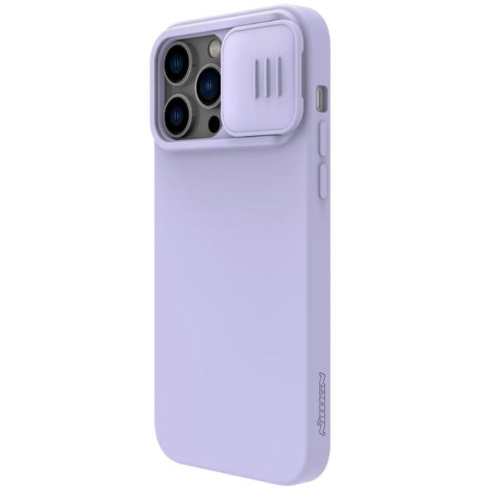 UTGATT1 - Nillkin iPhone 14 Pro Max Skal Magsafe CamShield Silicone - Lila