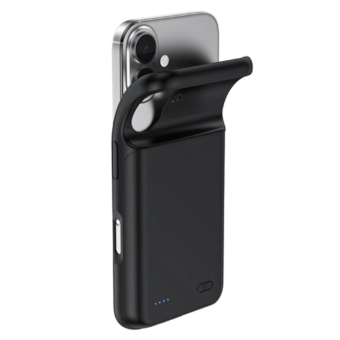 A-One Brand - iPhone 16 Batteriskal 7000mAh - Svart