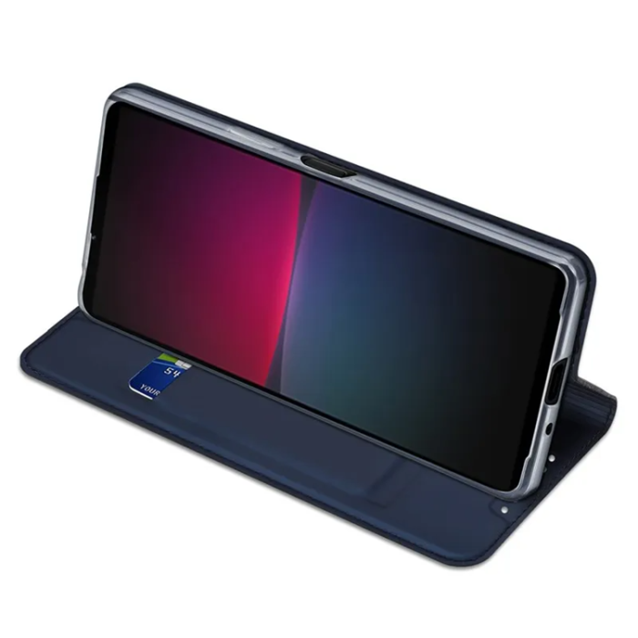 Dux Ducis - Dux Ducis Sony Xperia 10 V Plånboksfodral Skin Pro - Blå