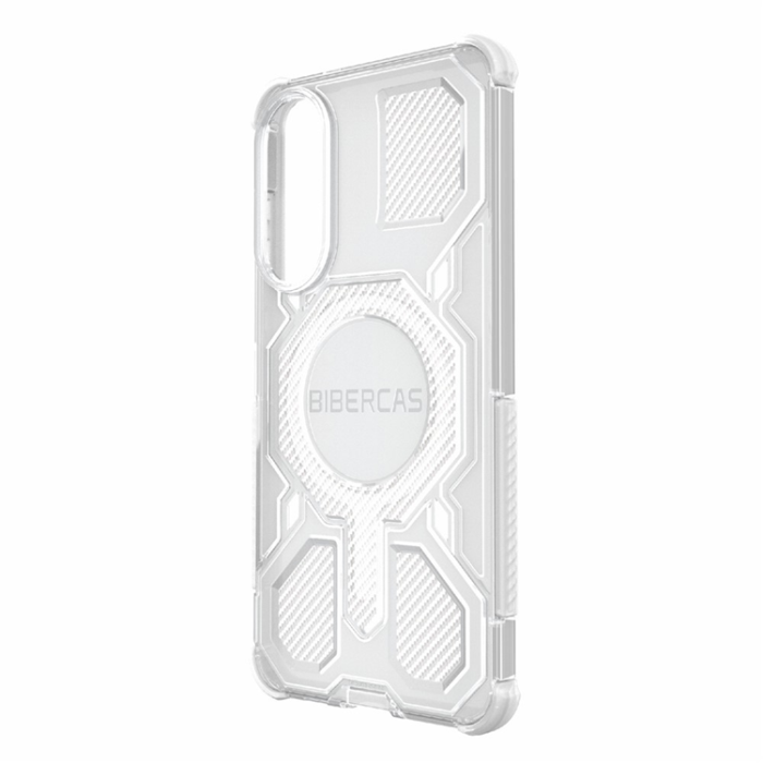 BIBERCAS - BIBERCAS Galaxy S25 Edge Mobilskal MagSafe J-16 - Grå