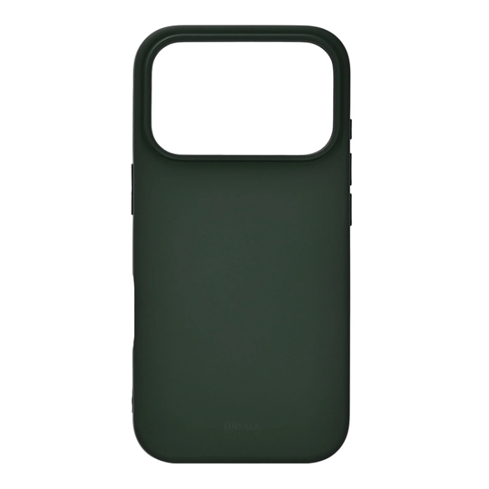 Onsala - ONSALA iPhone 17 Pro Mobilskal med Silikonkänsla - Olivgrön