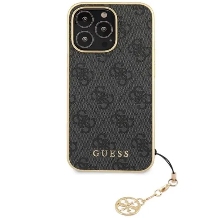 Guess - Guess iPhone 14 Pro Mobilskal Charms Collection - Grå