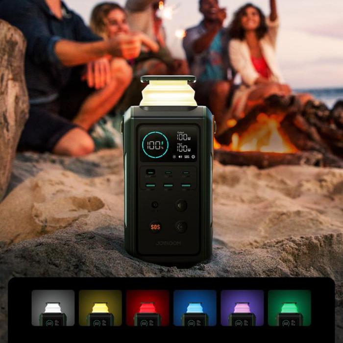 Joyroom - Joyroom Powerbank 75000mAh 100W 3xUSB-C 3xUSB-A - Grön