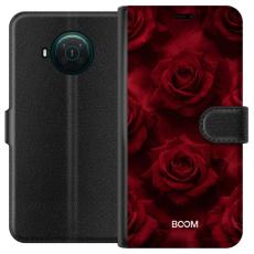 iSecrets - Pl&aring;nboksfodral till Nokia X10 med Crimson Rose