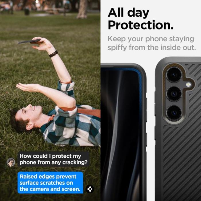 UTGATT - Spigen Galaxy S23 FE Mobilskal Core Armor - Svart