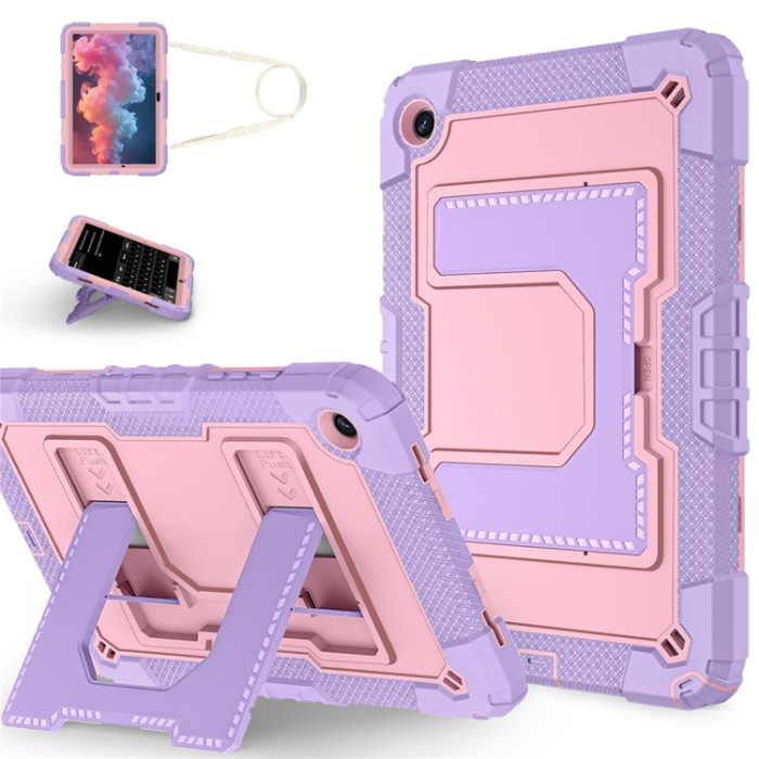A-One Brand - Galaxy Tab A9 Plus Skal Kickstand Med Rem Anti Drop