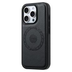 DENIOR - DENIOR iPhone 16 Pro Max Fodral KonstL&auml;der Svart Svart